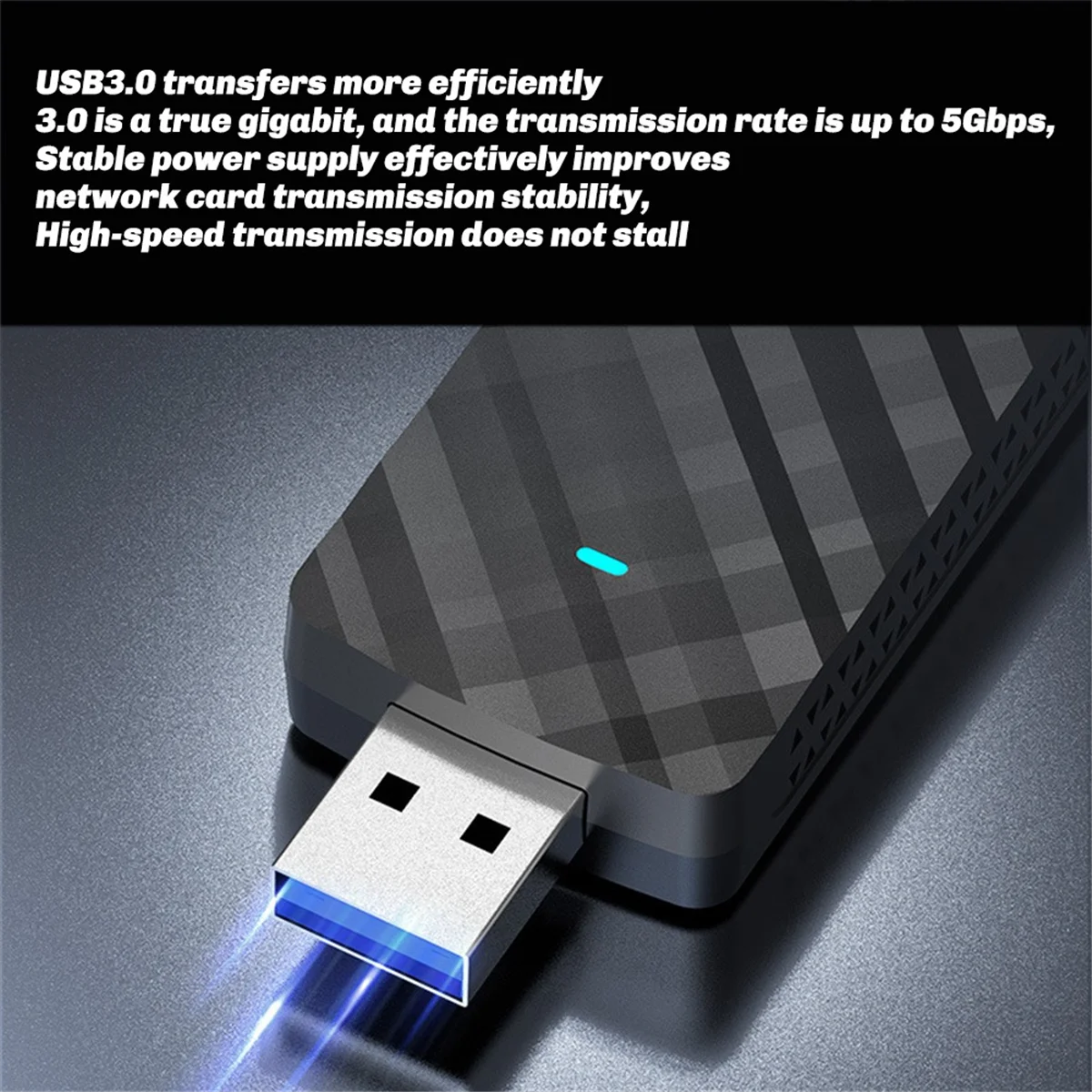 AB01 1200Mbps Dual Band USB Wifi Adapter MT7612U 5Ghz/2.4Ghz Wireless for PC Network Card Cle Receiver for PC