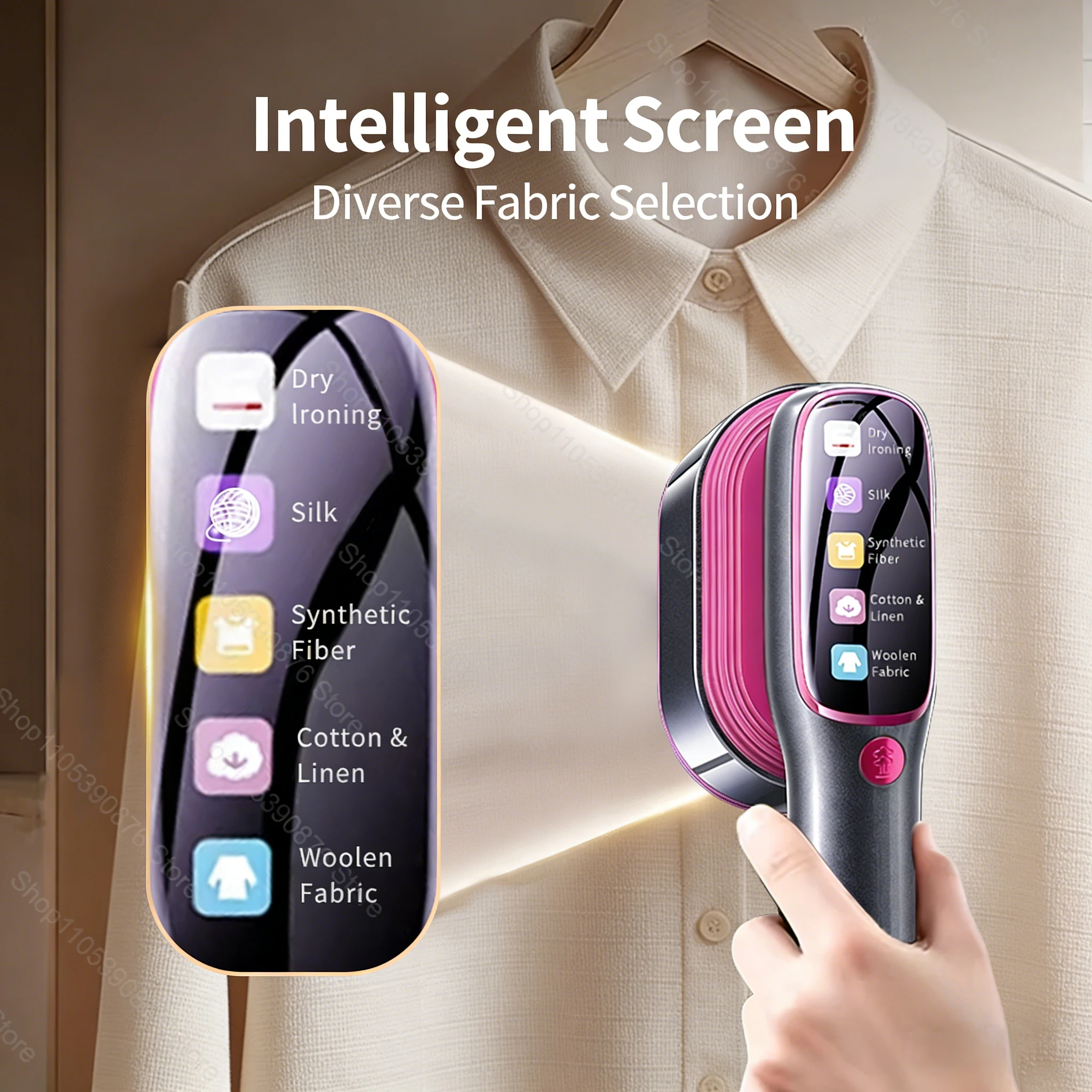 Portable Iron Clothes Machine Multi Functional Handheld Steam Iron Garment Steamers Ironing Machine Travel Vertical Steam Iron