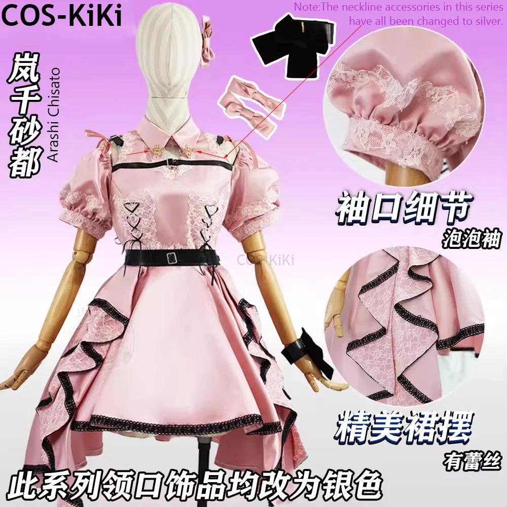 Disfraz de Cosplay COS-KiKi Anime Lovelive Superstar Aspire Liella, Vestido Dulce y Encantador, Uniforme para Halloween, Fiesta de Disfraces, Juego de Roles