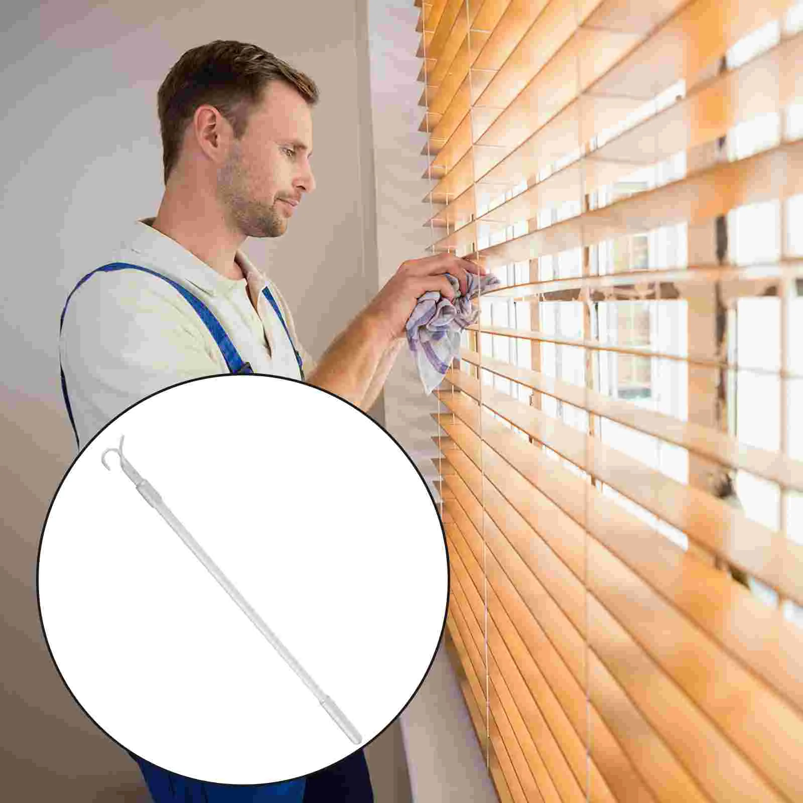 

Venetian Blind Rod Vertical Blinds Practical Wand The Telescopic Stick Aluminum Alloy Opener Office