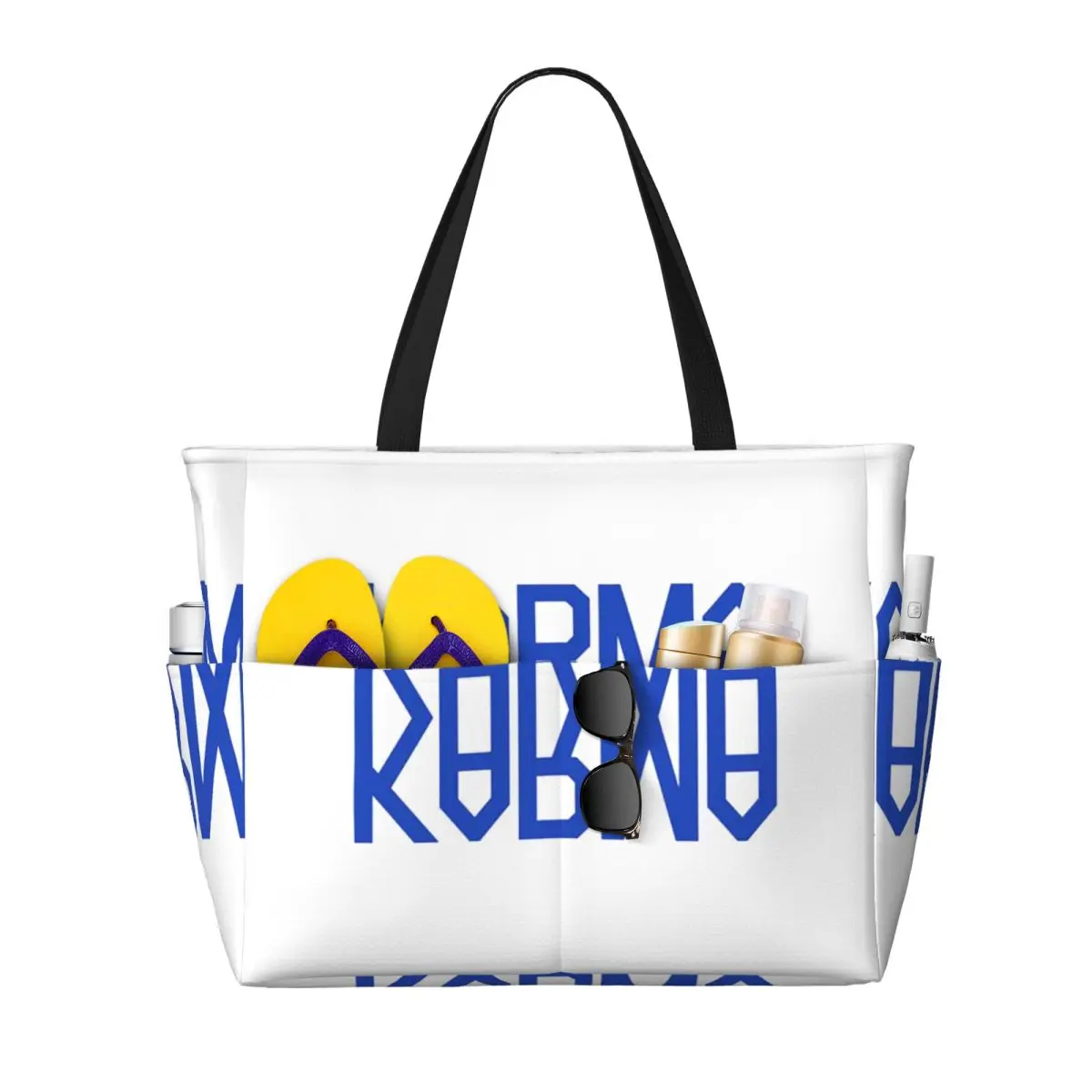 

Kpop Album 2025 KARMA Пляжная большая сумка Спортивная сумка для занятий йогой в тренажерном зале Большая большая сумка Женская дорожная сумка Сумка для фитнеса