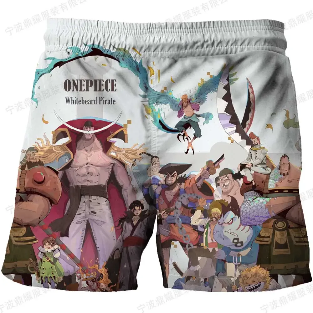 One Piece Shorts Luffy Cosplay Costume Boys Shorts Kids Clothes Children\'s Short Pants Baby Boy Clothing Summer Beach Shorts