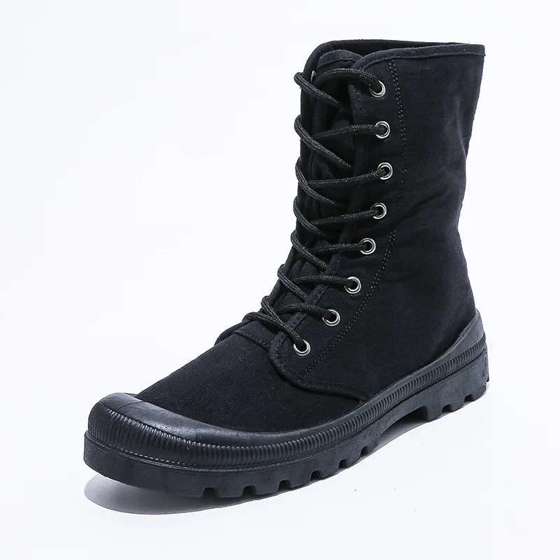 High Top Men's Boots 2022 New High Top Outdoor Men Casual Boots Jungle Tongue Sports High Top Boots