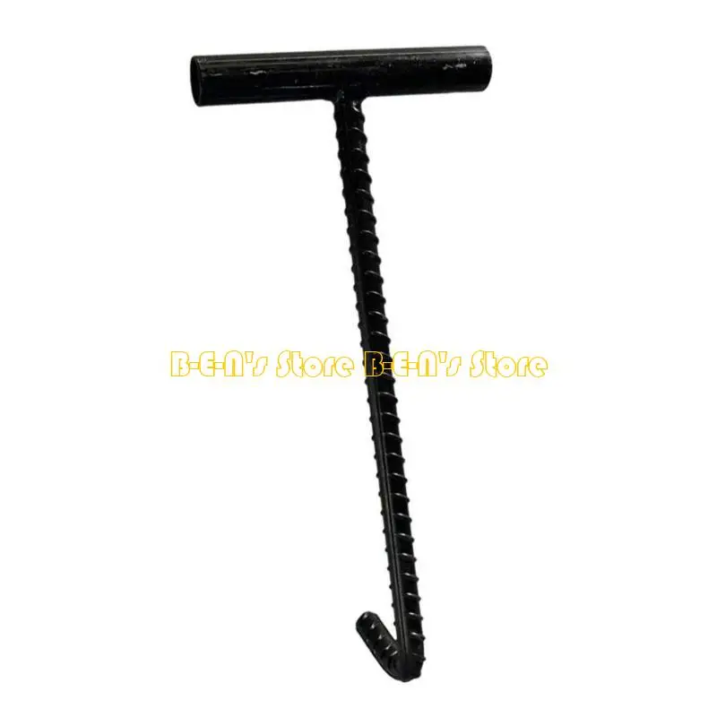 Y1AD Heavy Duty 10mm Manhole Cover Hook Tool for Easy Access Lifting Puller Lifter