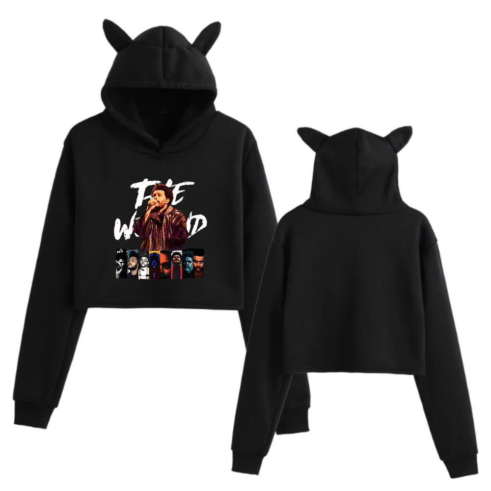 

THE WEEKND After Sweatshirt Crop Tops Long Sleeve Girls Fashion Hoodie