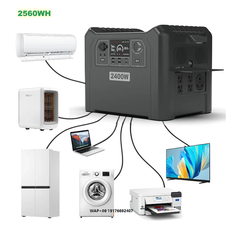 

2560WH Large Capacity 2400W App Control Solar Power Station Outdoor Backup Electric Generator Portable Power Station Lifepo4