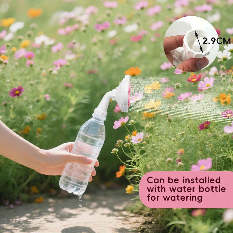 جهاز سقي النباتات في الحديقة - تدفق مياه قابل للتعديل، أداة بلاستيكية مريحة للري للنباتات