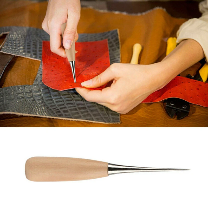 12Pcs/Set Leather Craft Tool Waxed Thread Cord Sewing Needles Shoe Repair Kit