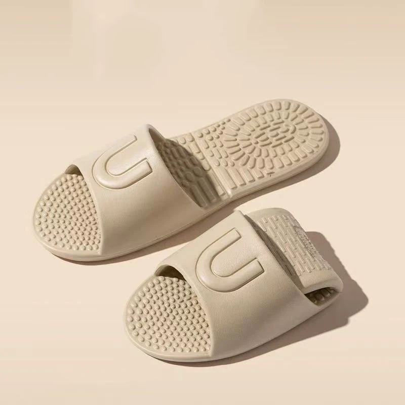 2025 Summer Women Portable Slippers Couples Outdoor Travel Sliders Unisex Indoor Bathroom Anti-slip Quick Dry Shoes Sandals