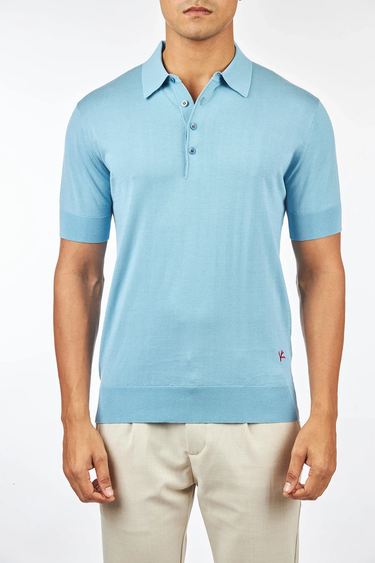 

OECHSLI polo shirt silk men 2025 New Fashion button elastic short sleeve thin comfort quality big size M-4XL