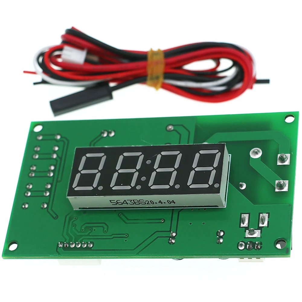 4-Digit Time Control Board With Multi Coin Acceptor For Massage Chair Vending Washing Machine Time Controller