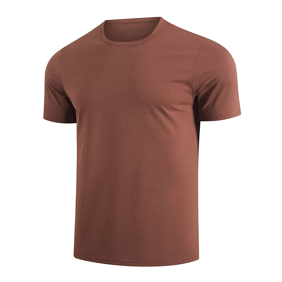 1/4 Piece Summer Men's Multi-Color Round Neck Short-Sleeved Comfortable Plus Size Sports and Leisure T-Shirt Cycling Base Shirt