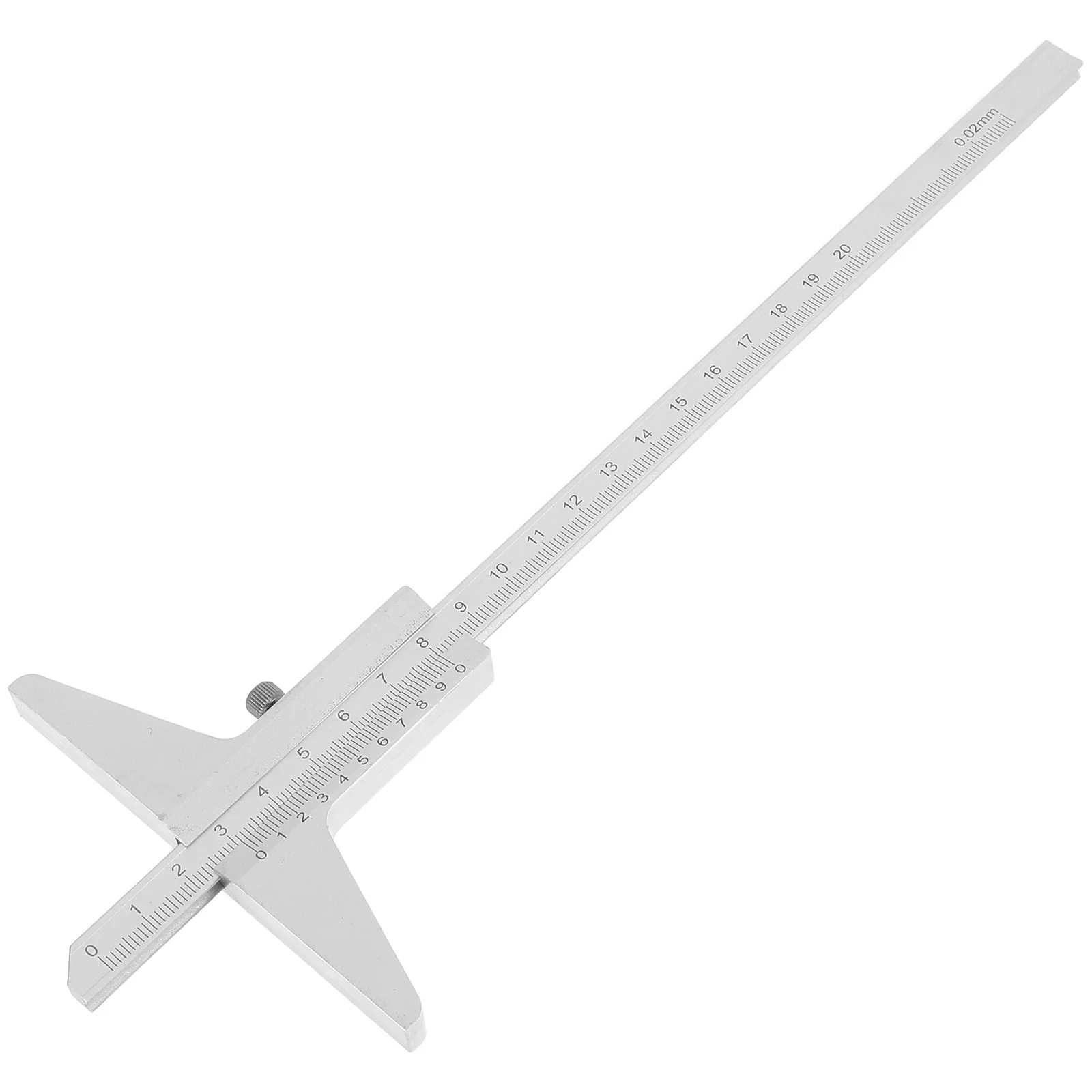 

Depth Gauge 0-200Mm Precision Caliper Tool For Depth Measurement Industrial Maintenance Craft Projects Measuring