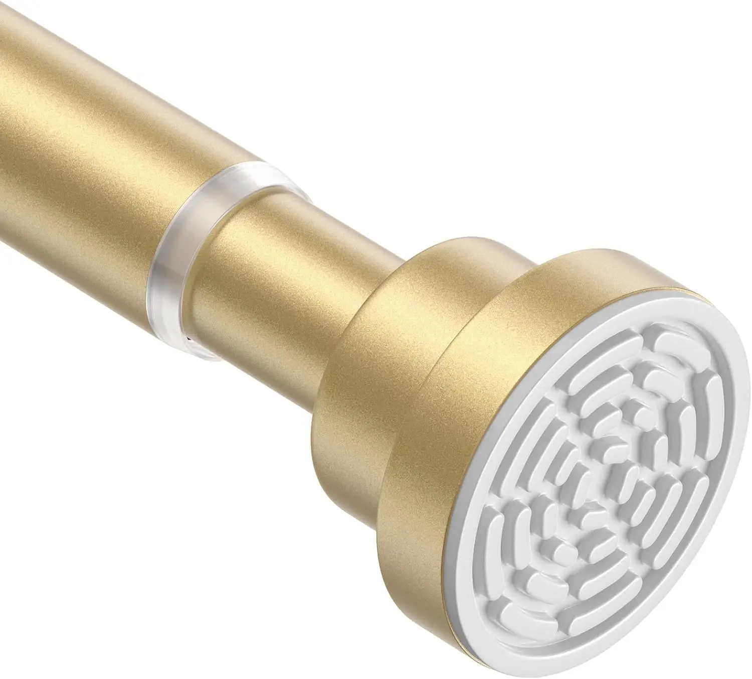 Tension Shower Curtain Rod 30-76 Inch Adjustable Spring Loaded No Drilling for Bathroom