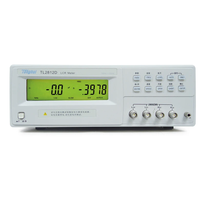 Tonghui TL2812D LCR Meter High precision Parameter Tester Test Frequency 100Hz, 120Hz, 1kHz, 10kHz