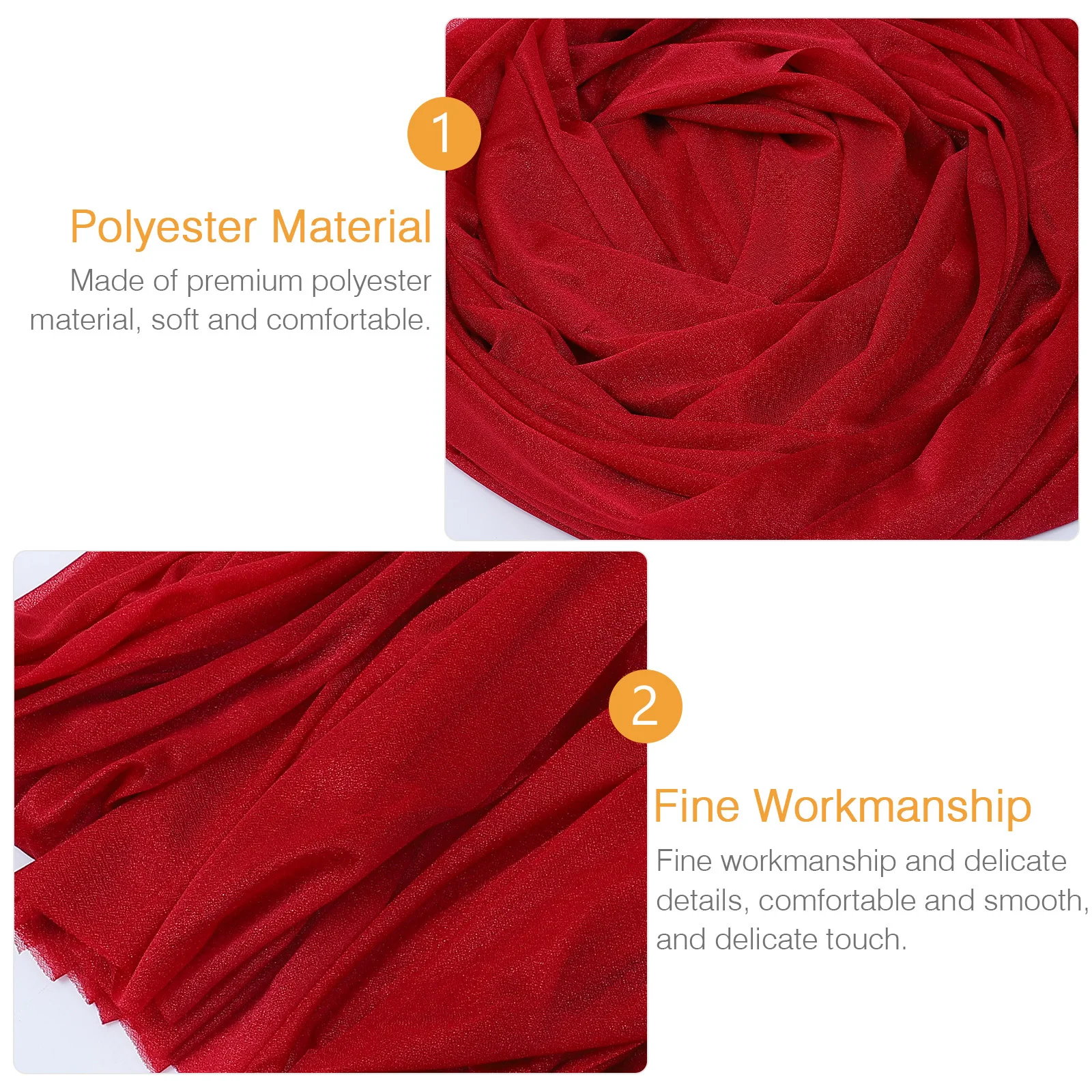 

1Pcs Soft Window Drapery Reusable Background Cloth Wedding Party Stage Decor Outdoor Curtain Outdoor Decor Drapery