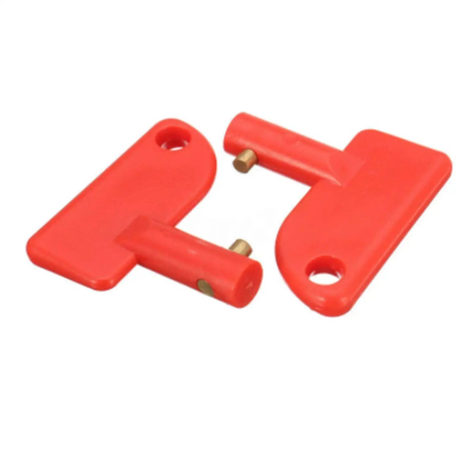 2 Pieces Universal Battery Disconnect Keys Replace Parts Battery Cut Off Kill