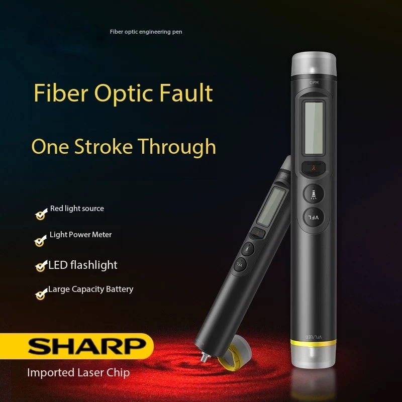 

OFW FWV-05 3 in 1 OPM Rechargeable Optical Power Meter -50~30dBm FTTH with Visual Fault Locator 20/30mw Red Laser