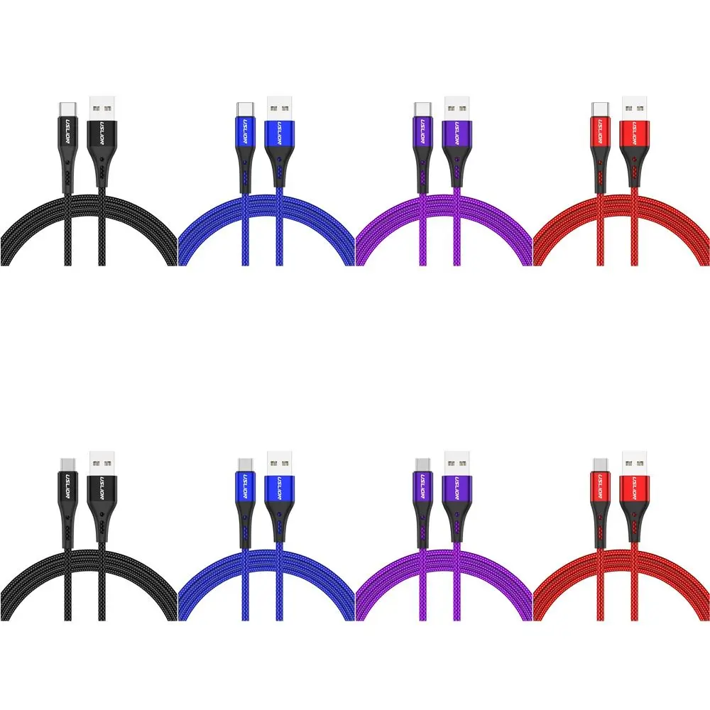 Data Cable USB Type C Cable Fast Charging Micro USB/Type C Fast Charging Wire High-Speed 0.5/1/2/3m Micro USB Cable