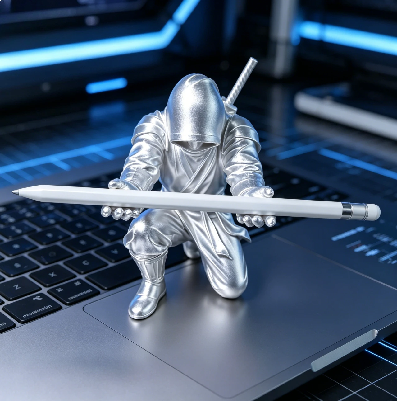3D Printed Creative Pen Holder Figurine Pen Stand Desktop Decor Fantasy Collection Ornament Anniversary Present Desk Accessories
