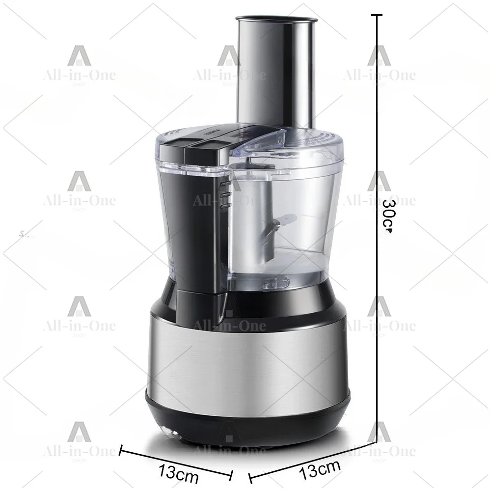 Charging Household Electric Meat Grinder 0.75L Multi-functional Meat Stirring Shredding and Slicing Cooking Machine Portable