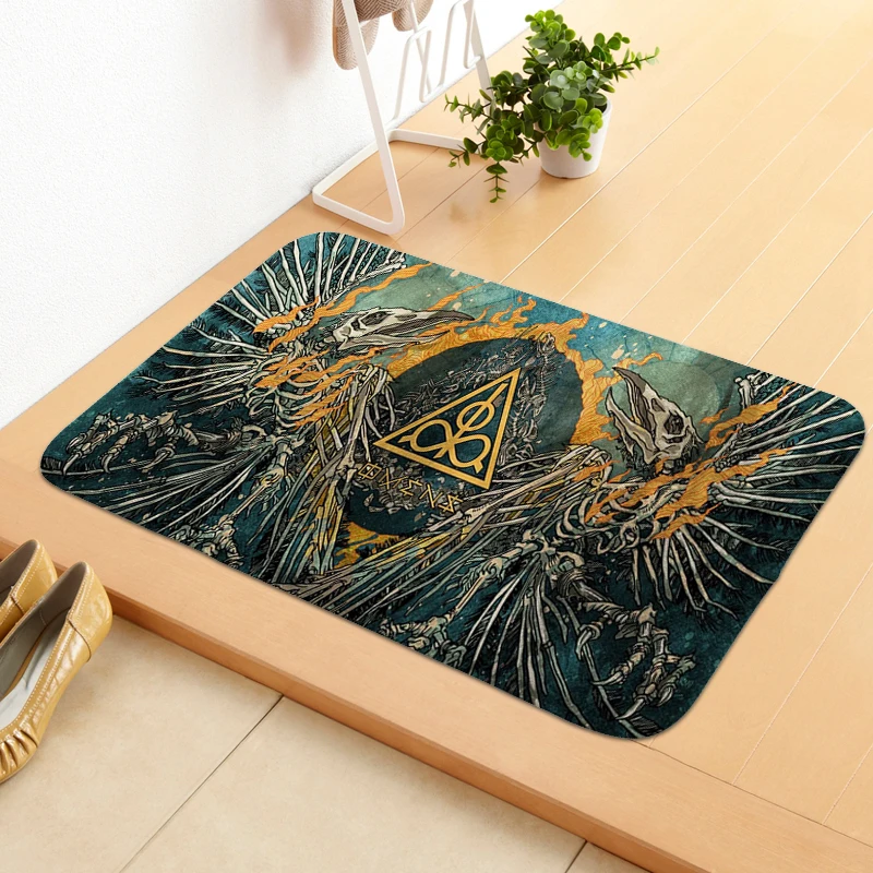 Rug for Bedroom L-Lambs of God Mat for Hallway Door Entrance Carpet Funny Doormat Washable Non-slip Kitchen Mat Home Decorations