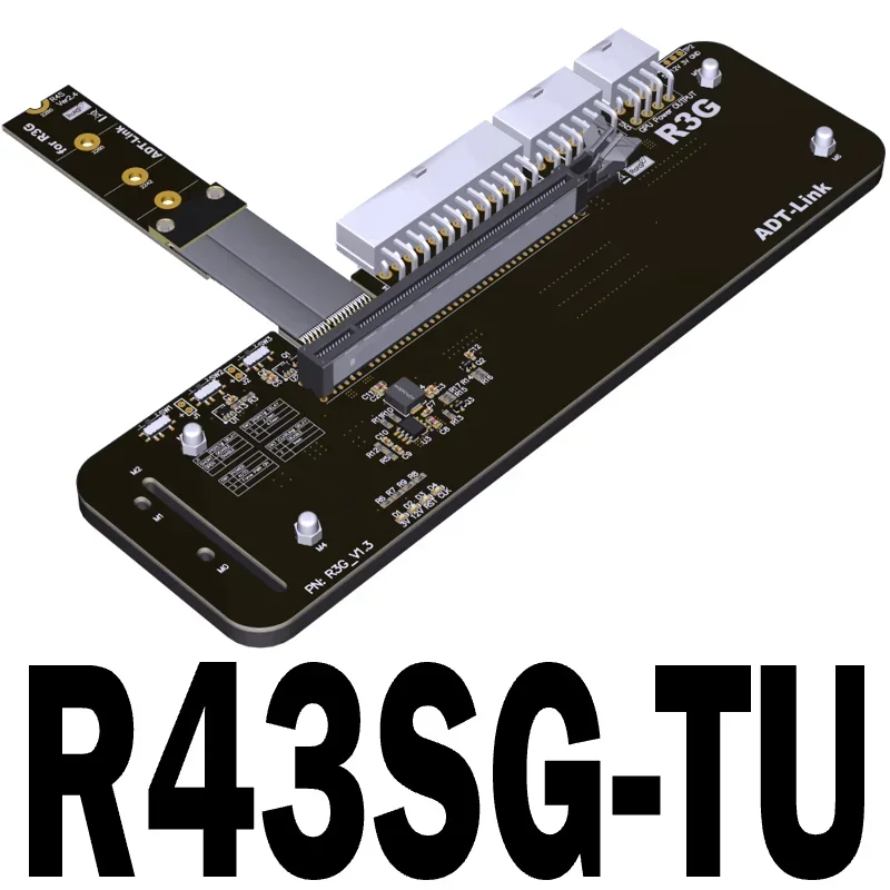 بطاقة رسومات الكمبيوتر المحمول ADT R3G مع محطة إرساء تحويل خارجية M.2 nvme PCIe3.0/4.0x4