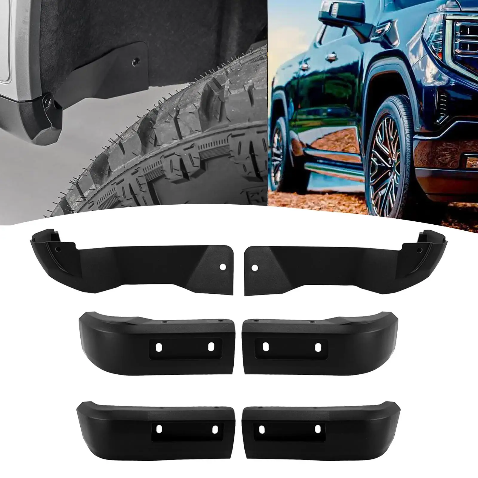 

Car Mudguard Fender Exterior Parts Accessories Professional Replaces Car Mud Flaps Splash Guards
