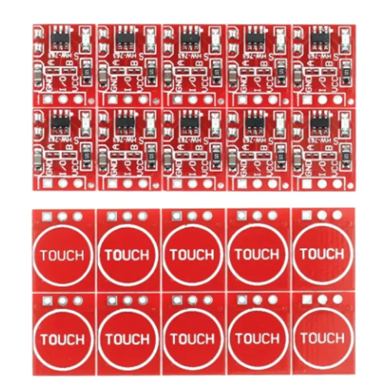 10/20/50/100PCS/LOT NEW TTP223 Touch Button Module Capacitor Type Single Channel Self Locking Touch Switch Sensor for Arduino