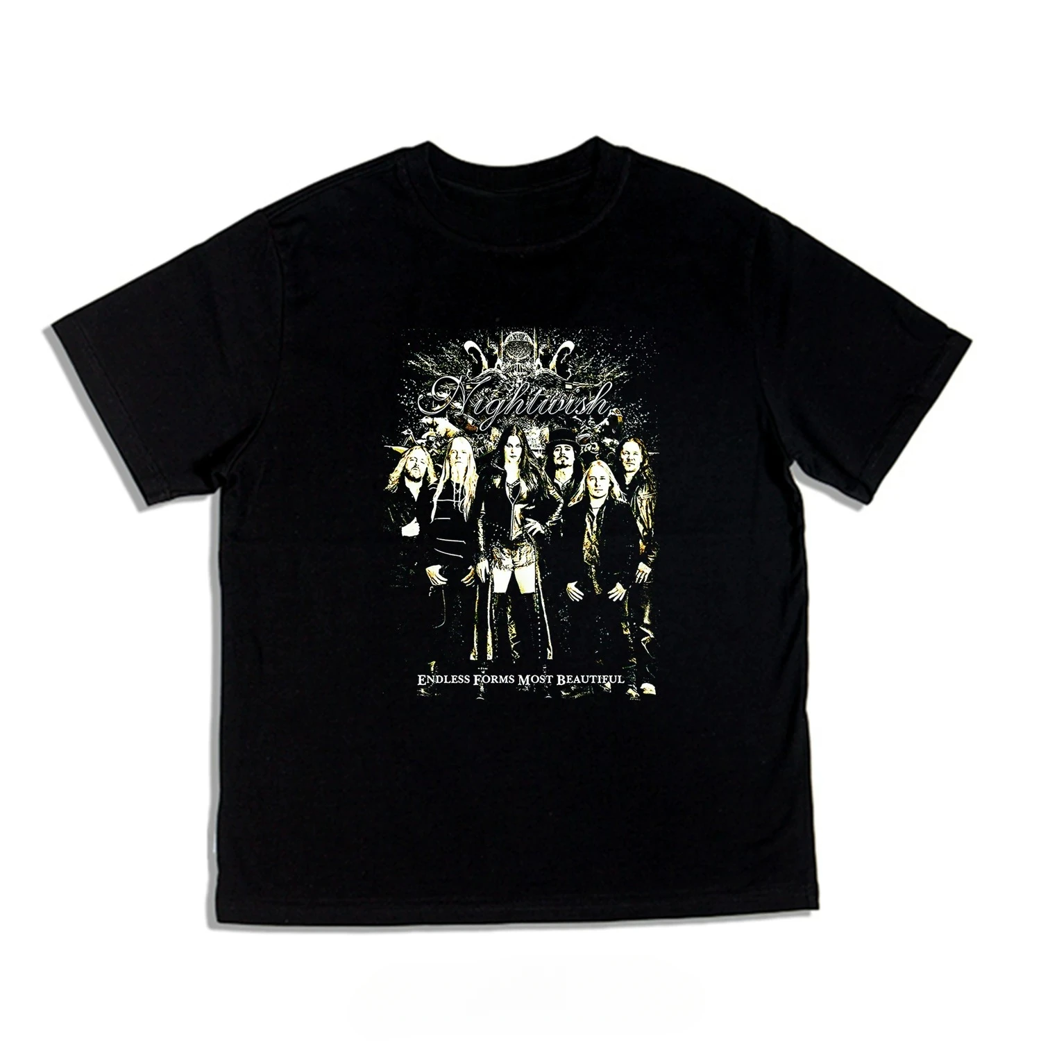 Nightwish 'Endless Forms Most Beautiful' Album Era Band Photo Graphic T-Shirt Cotton Men Women Streetwear Tee