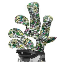 Durable golf club protective cover, golf club head protective cover, golf bag accessories, product pattern randomly cut