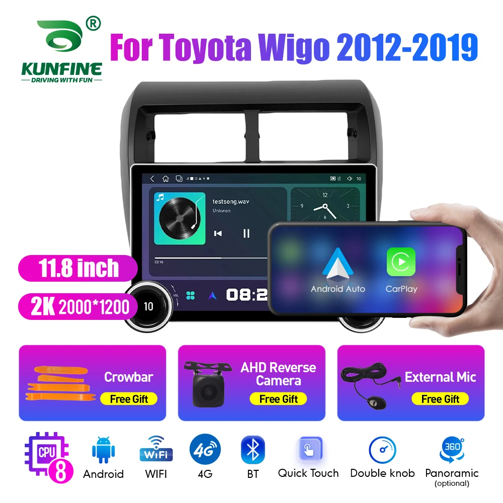 

Автомагнитола для Honda Wigo 11,8-2012, 2019 дюйма, 2K, 2 Din