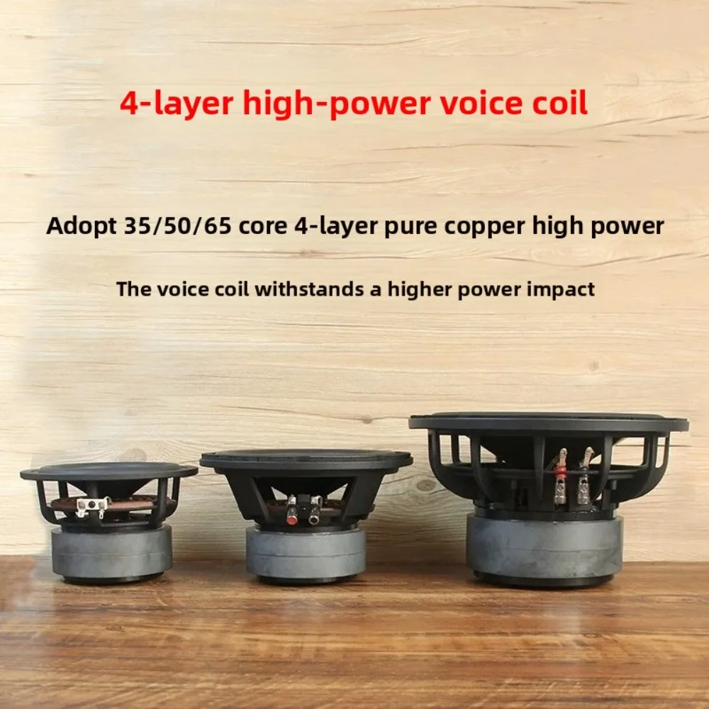Multiple Sizes Dual Magnet Long Stroke Subwoofer Unit DIY HiFi Bass Loudspeaker For Audio Assembly