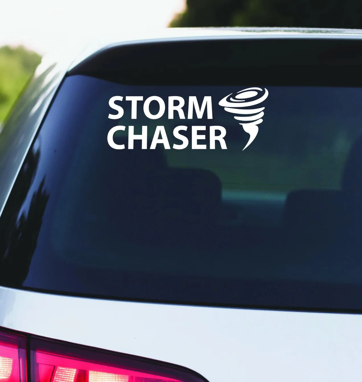 Hiqh Quality  Durable STORM CHASER Tornado Car Decal Sticker Bumper Window Sticker Gift Ideas