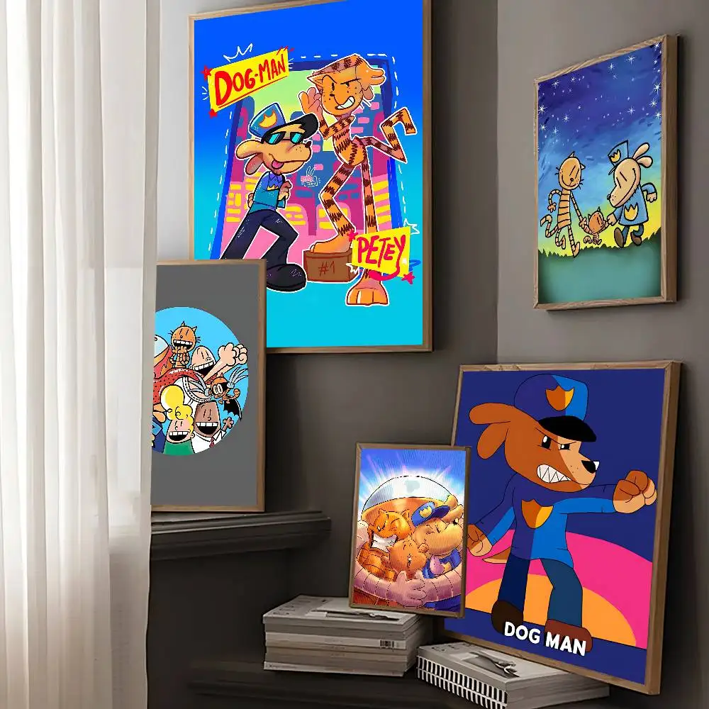 Dog Man Dogman Movie Good Quality Prints and Posters Waterproof Paper Sticker Coffee House Bar Posters Wall Stickers