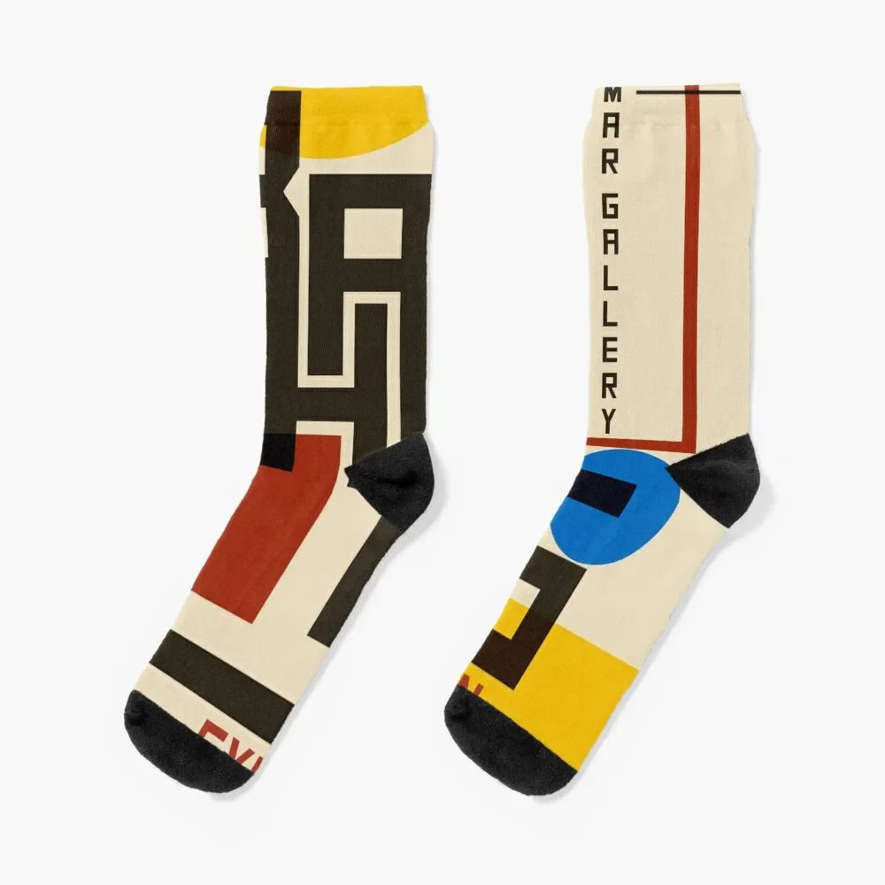 

Bauhaus Poster I Socks funny gifts designer custom Wholesale Mens Socks Women's