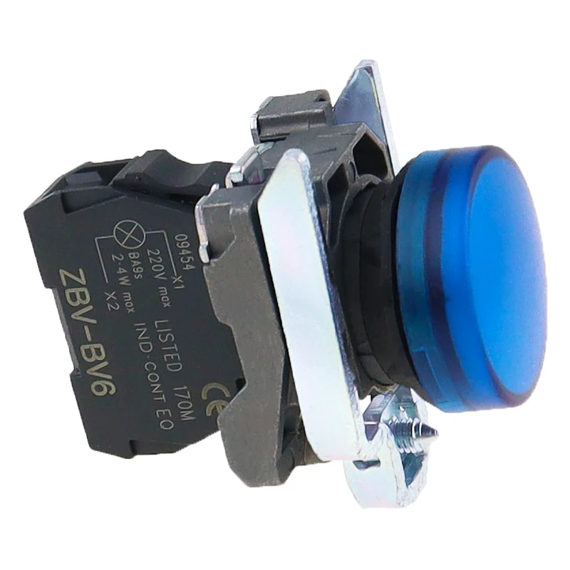 LED Signal Button Indicator XB4-BVB3 BVB4 BVB1 BVM5 BVM6 24V 230V