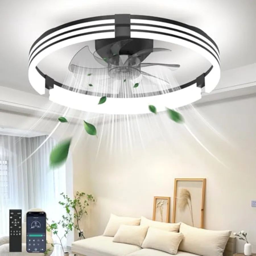 Ceilg Fans with Lights and Remote, 19.7