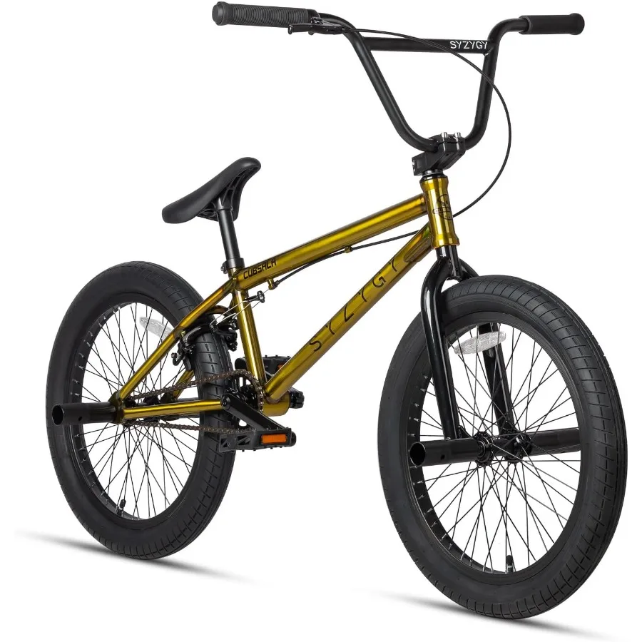 

20-дюймовый велосипед Freestyle BMX для детей старше 6 лет, подростков, начинающих и взрослых, идеально подходящий для городских улиц, парков и скейтлов P