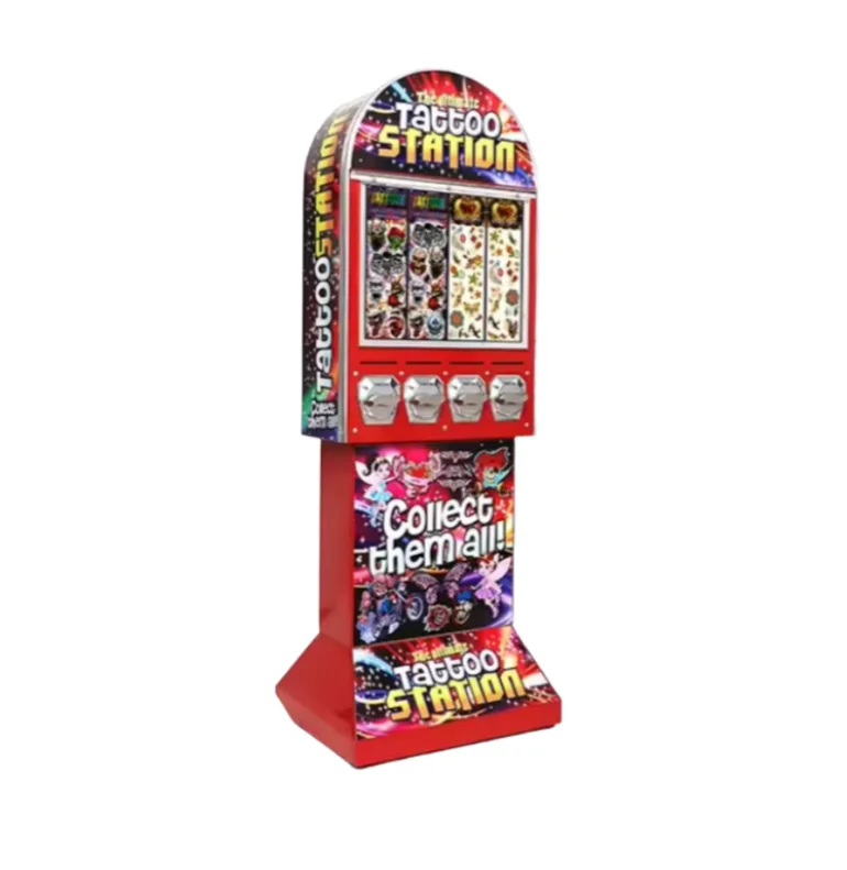 Sticker Tattoo Vending Machines Coin and Token Payment System Sticker Vending Machine Sticker Stamp Vending Machine