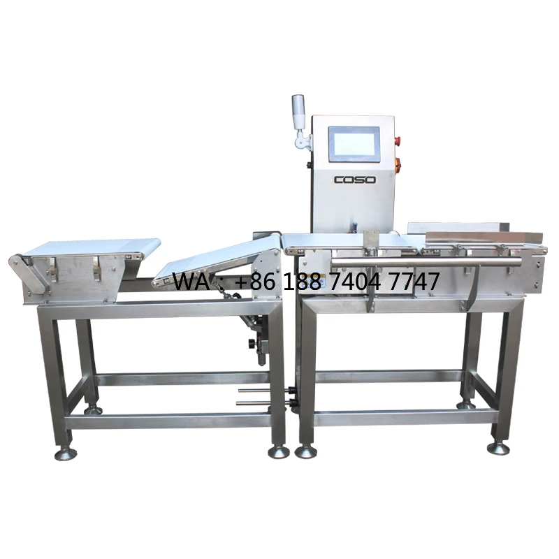Conveyor Belt Scale Automatic Weighing Machine Specialized Rejection System for Thin Product