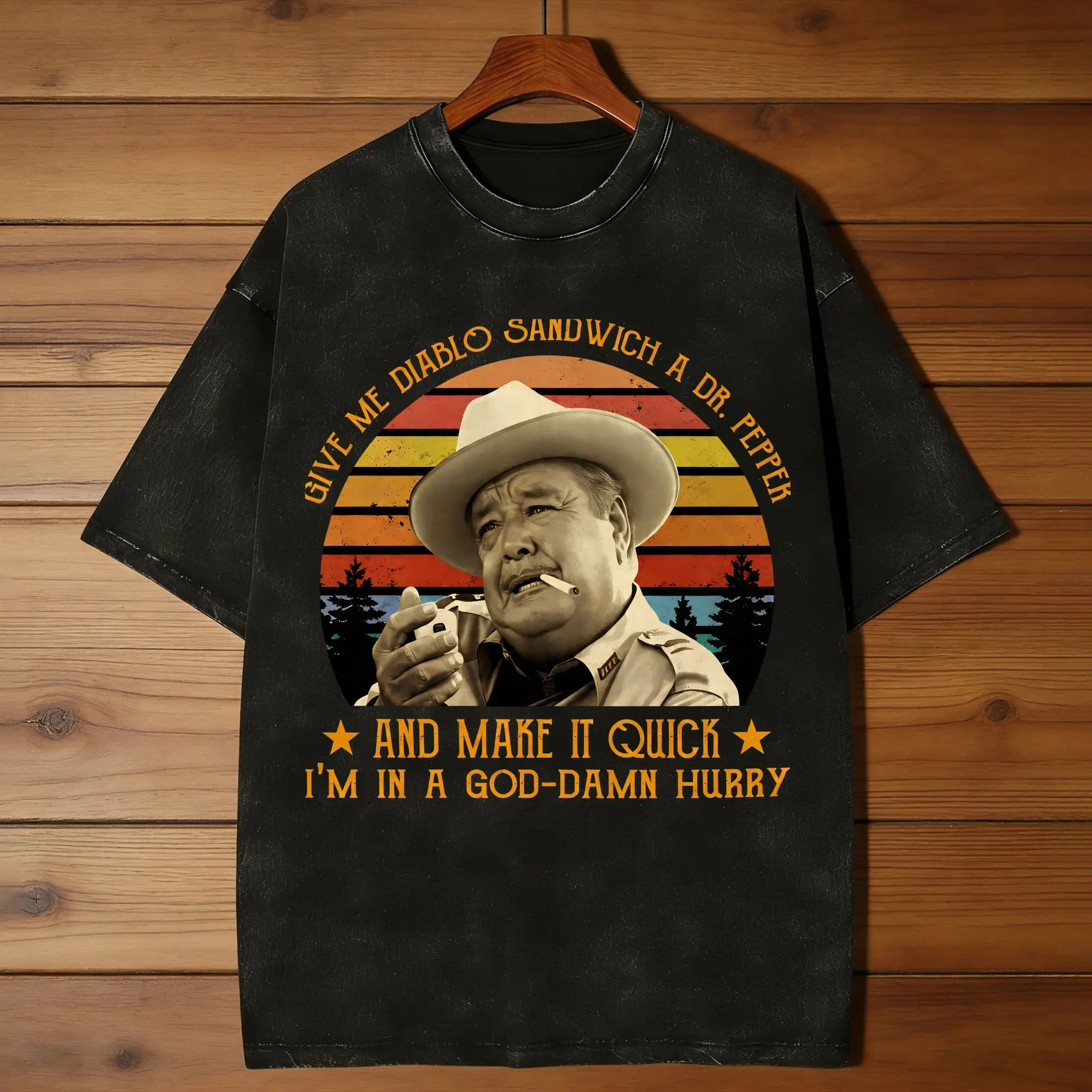 Men Women T Shirt Smokey and The Bandit  Washed T Shirts Hip Hop  Summer Tee Shirt Aesthetic Loose Cotton Clothes New Arrival