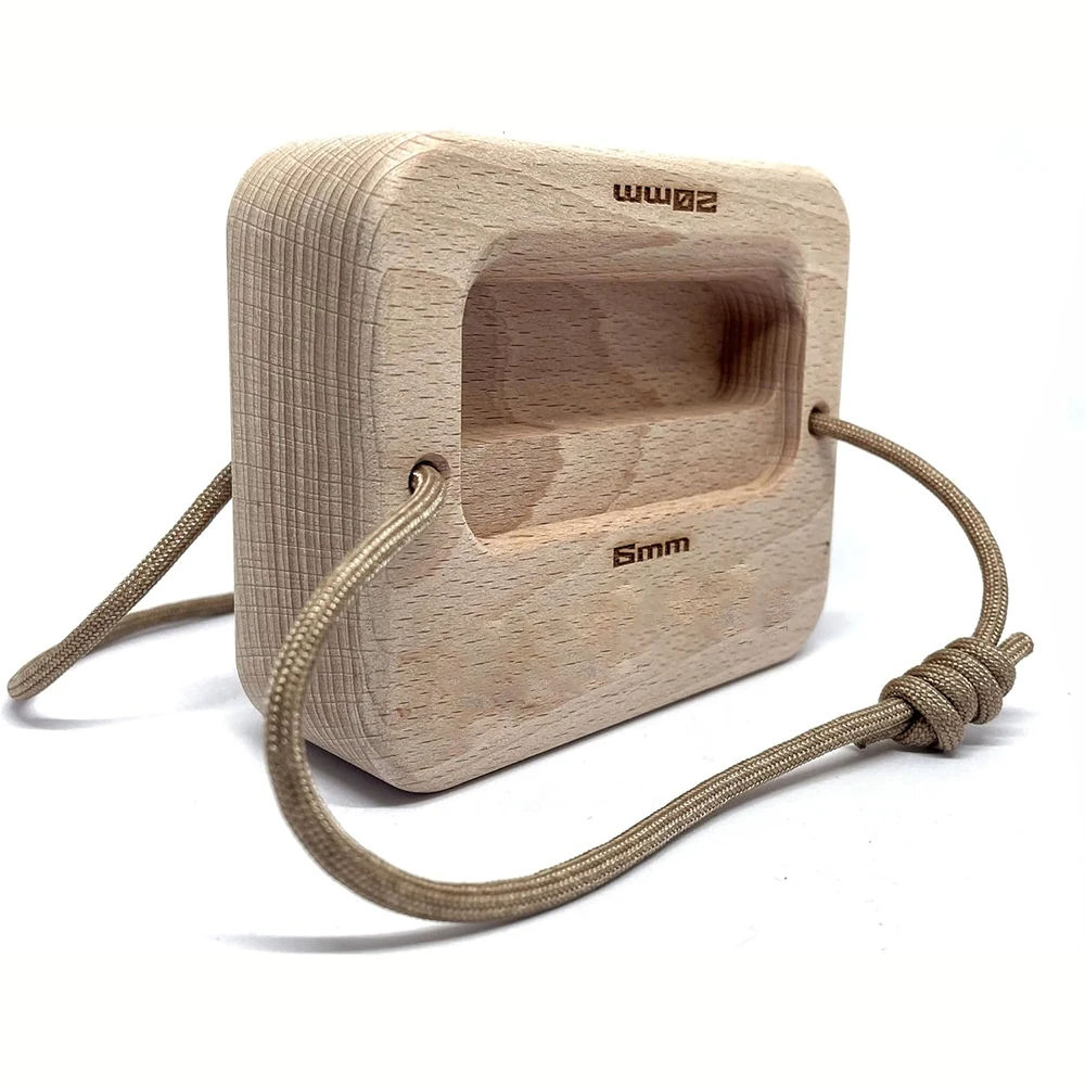 

Portable Hangboard for Rock Climbing-Compact Finger Board Trainer for Grip Strength & Fitness | Non-Slip Portable & Lightweight