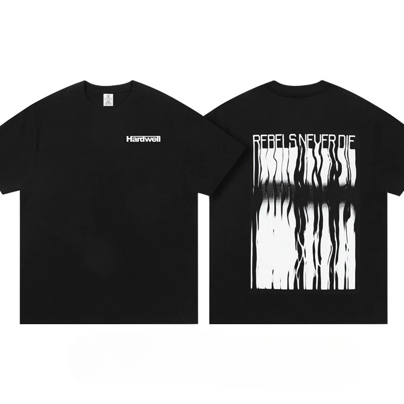 Hardwell - Pure Cotton Short-Sleeved T-Shirt for Men - Top of The List DJ Accessories - Electronic Music Men's Women's Shirt