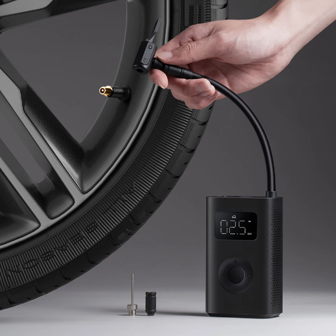 Imagem -04 - Xiaomi Mijia Bomba de ar Portátil Universal Compressor de ar Elétrico Sensor de Pneu Tesouro Inflável mi para Futebol de Carro de Motocicleta