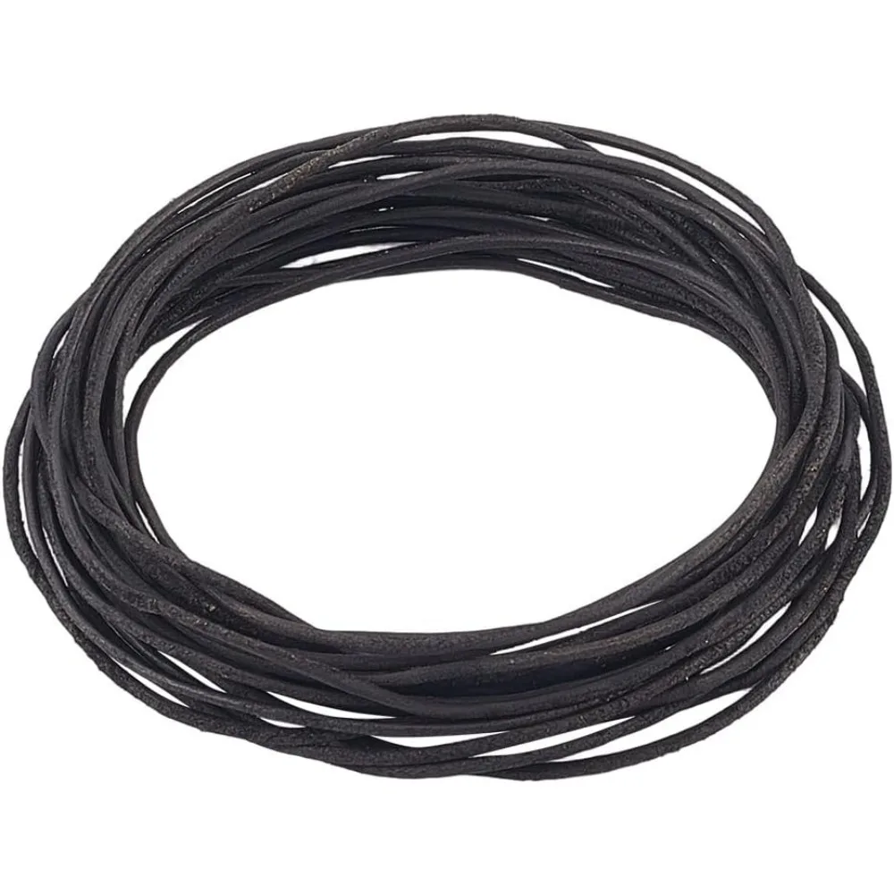 

5 м круглая веревка из натуральной кожи, шкуры яка, нитки для бисера для рукоделия, браслета, ожерелья, брелки для изготовления ювелирных изделий