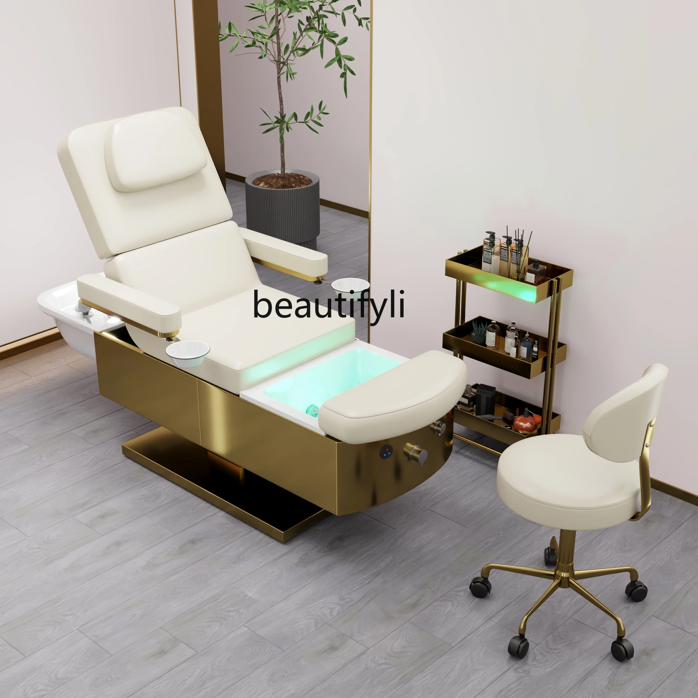 

Nail Beauty Eyelash Beauty Bed Beauty Salon Shampoo Chair Foot Massage Flushing Bed