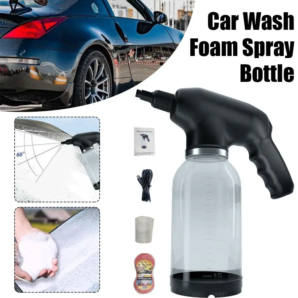 Car Wash Foam Spray Bottle Household Water Gun High Machine Wash Spray Cleaning Foam Tools Accessories Special Pressure Liq K9T9