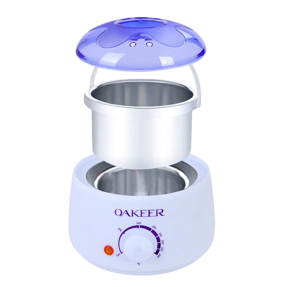 [US/EU Plug] 200ml Wax Melting Machine, Wax Heating Pot, Wax Hair Removal Machine, Wax Bean Machine, With 200g Wax Beans