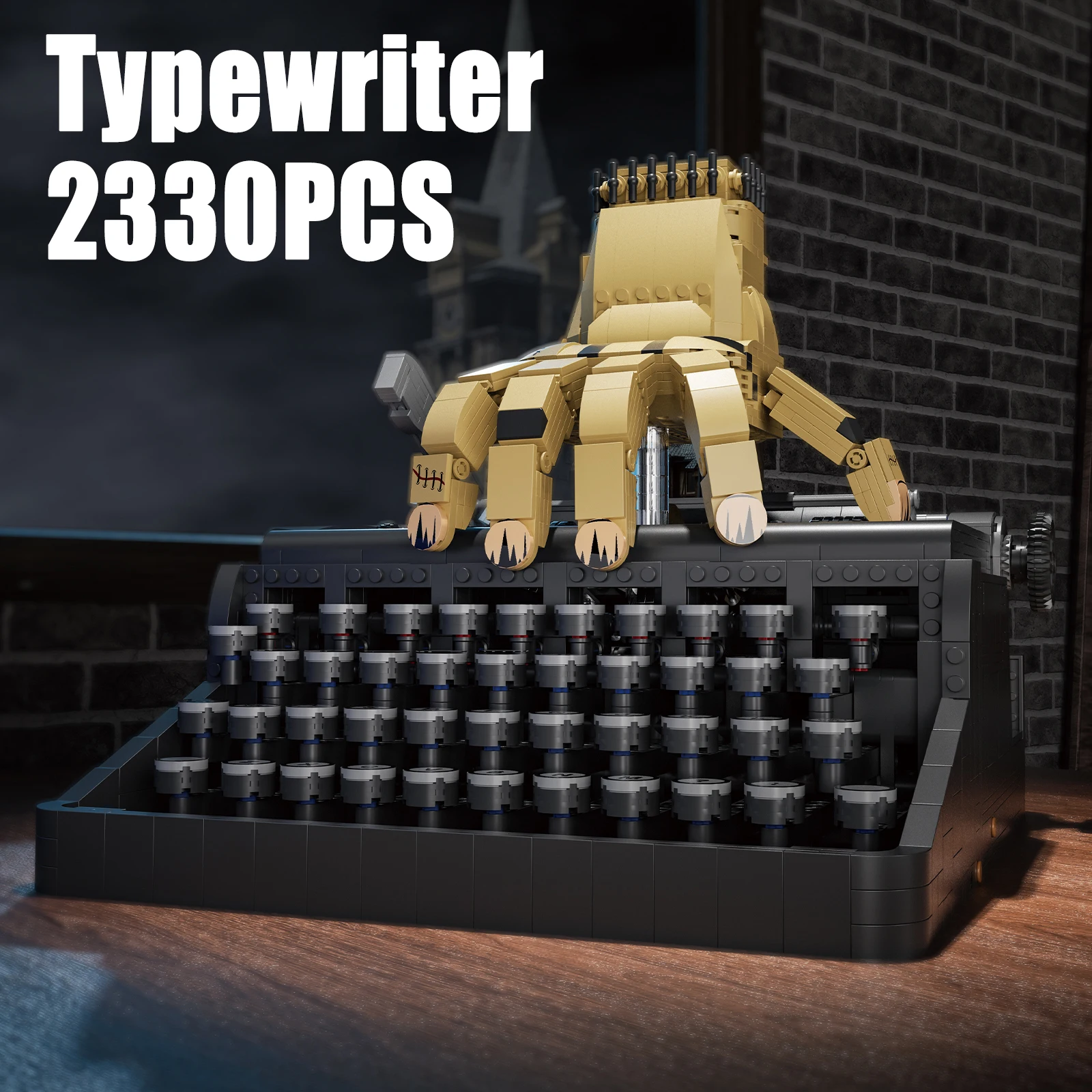 

2330PCS THing Typewriter Building Blocks Small Particle Machine Model Bricks Sets Home Ornament Creative Toys Adult Kids Gifts